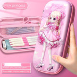Three-dimensional Pencil Case, Primary School Kindergarten Cartoon Large Capacity Pencil Box