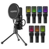 RGB Wireless Desktop Noise Reduction Game Microphone