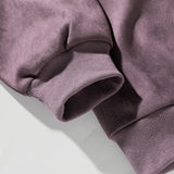Suede Look Solid Color Casual Turtle Neck Sweatshirt for Men, Soft Premium Winter Pullover