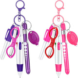 Flashlight, Foldable Scissors, Ballpoint Pen, Keychain 6-piece Set for Nurse's Day