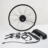 Electric Bicycle Conversion Kit with Hub Motor, Lithium Battery & Controller for E-bike Upgrade