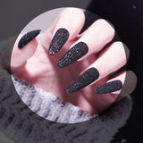 Woolen Starlight Black Gauze Sugar Powder, Nail Art Accessories