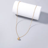 Exaggerated Niche Rotating Rubik Cube, Colorful Zircon Pendant Necklace