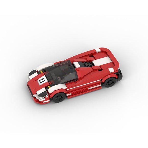 Speed Sports Car Toy, Building Blocks Model