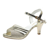 Women's Fashion, Ankle-strap Buckle Peep Toe, High Heels