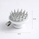 Silicone Massage Brush, Soft on Hair and Scalp