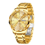 OLEVS Brand Men's Luminous Waterproof Business Quartz Watch