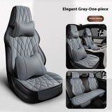Universal Leather Car Seat Cover – Semi-surrounded Design for Vehicles