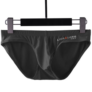 Men's Low Waist, Ice Silk, Sexy Trendy Briefs (Pack of 2)