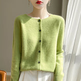 Plus Size Cardigan or Coat, Loose Round Neck Sweater