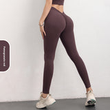Fashion V-shaped Yoga Pants, INS High Waist Trousers, Hip Lifting Sports Fitness Women's Clothing