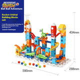 Ball Track Building Blocks – Assembly Marble Run Adventure Set for Kids