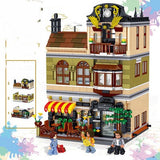 Mini Tavern Restaurant Building Blocks Set for Children
