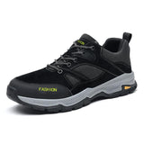 Lace-up Sneakers for Men, Casual Breathable Outdoor Hiking Running Sports Shoes
