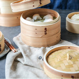 Premium Quality Bamboo Steamer, Kitchen Accessories