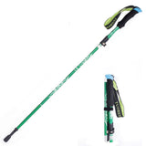 Aluminum Alloy, Folding Retractable Outdoor, Hiking Cane