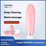 Warm Sensation Facial Cleanser, Pore Cleaning Electric Face Device