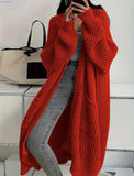 Style Icon, Loose Thick Knitted Coat for Women