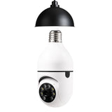 1080P WiFi Bulb Camera with 4× Zoom – E27 Home 5G WiFi Security & Alarm Monitor