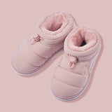 Cute Warm Cotton Slippers for Boys and Girls, Cozy Home Canvas Shoes