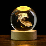 Luminous Starry Sky and Planets Moon - Crystal Ball Small Night Lamp, Projection Ambience Light, Creative Gift Ideas