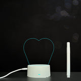 3D Acrylic Handwriting Message Board LED Light, Creative Note Lamp