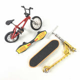 Finger Bicycle Finger Skateboard Toy Set, Vitality Board Scooter