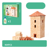 Mini Brick House Building DIY Toy