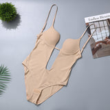 Women's Jumpsuit, Beautiful Back Belly Contracting, Bra Underwear