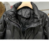 Women's Duck Down, Urban Casual Zippered Coat