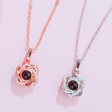 100 Languages I Love You Projection Necklace