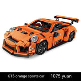 Technology Machinery, GT3 Racing Car, Sports Car Model, Children Assembling Building Blocks Toy