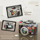 Building Blocks, Mechanical Universe Retro Camera Assembled Handmade Toy, Model Ornaments