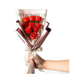 Artificial Rose Bouquet Building Blocks Set – Creative Flower Assembly Toy