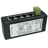Four Port Centralized TV 4CH POE Box, DC Ethenet Power Supply Module