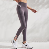 New Brushed, Nude Tight Fit Sports Pants for Women