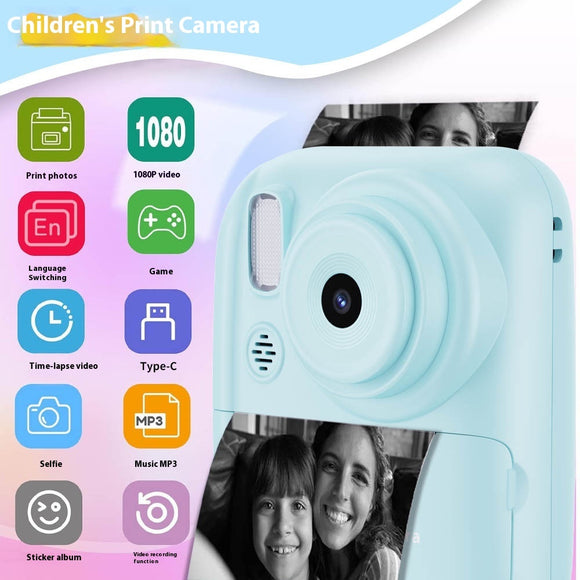 Children's Toy Digital Photo HD Printable Camera