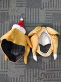 Plush Roasted Turkey Hat – Funny Thanksgiving Costume Party Headwear
