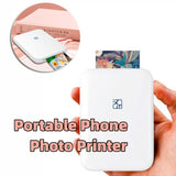 Color Photo Portable Full Color Wireless Photo Printer, USB Bluetooth Thermal Sublimation Printing Device