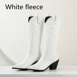 Long Thick Heel Boots, Women's Casual Knee-length High Shoes