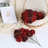 Personalized Valentine's Day, Fresh Look Fake or Plastic Flower Bridal Bouquet