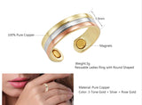 Pure Copper Magnetic Ring for Women