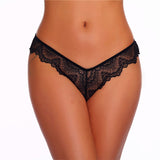 Sexy Ladies' Lace Flower Panties Thong