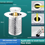 Washbasin Leaking Plug, Bounce Core Drainer Accessories with Strainer