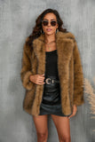 Autumn and Winter, Women's Toka Fur Collar Coat