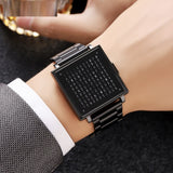 Fashion Wristwatch for Unisex, Waterproof LED Light Outdoor Digital Business Sports Electronic Clock