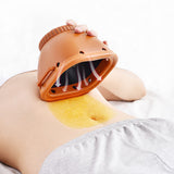 Palace Moxibustion Cans Set, Breast Navel Smokeless Box Body Massage, Moxa Therapy Device, Warm Women's Health Care