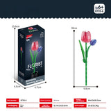 Building Block Flower Small Particle Assembly Toy