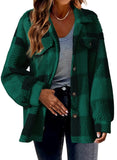 Women’s Fashion, Button-up Plush Jacket or Coat