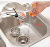 Sewer Dredger Spring, Pipe Dredging Tool, Household Hair Cleaner Drain Clog Remover, Cleaning Tools for Kitchen